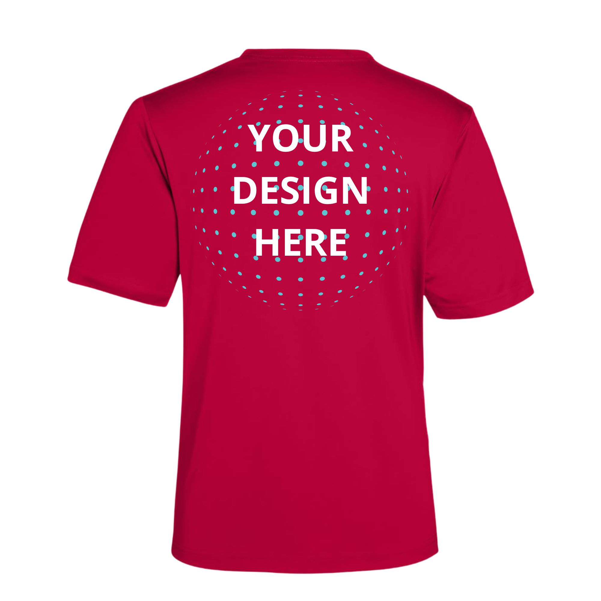 Full Front and Full Back Full Color Printing - Core365 Dri-Fit T-Shirt