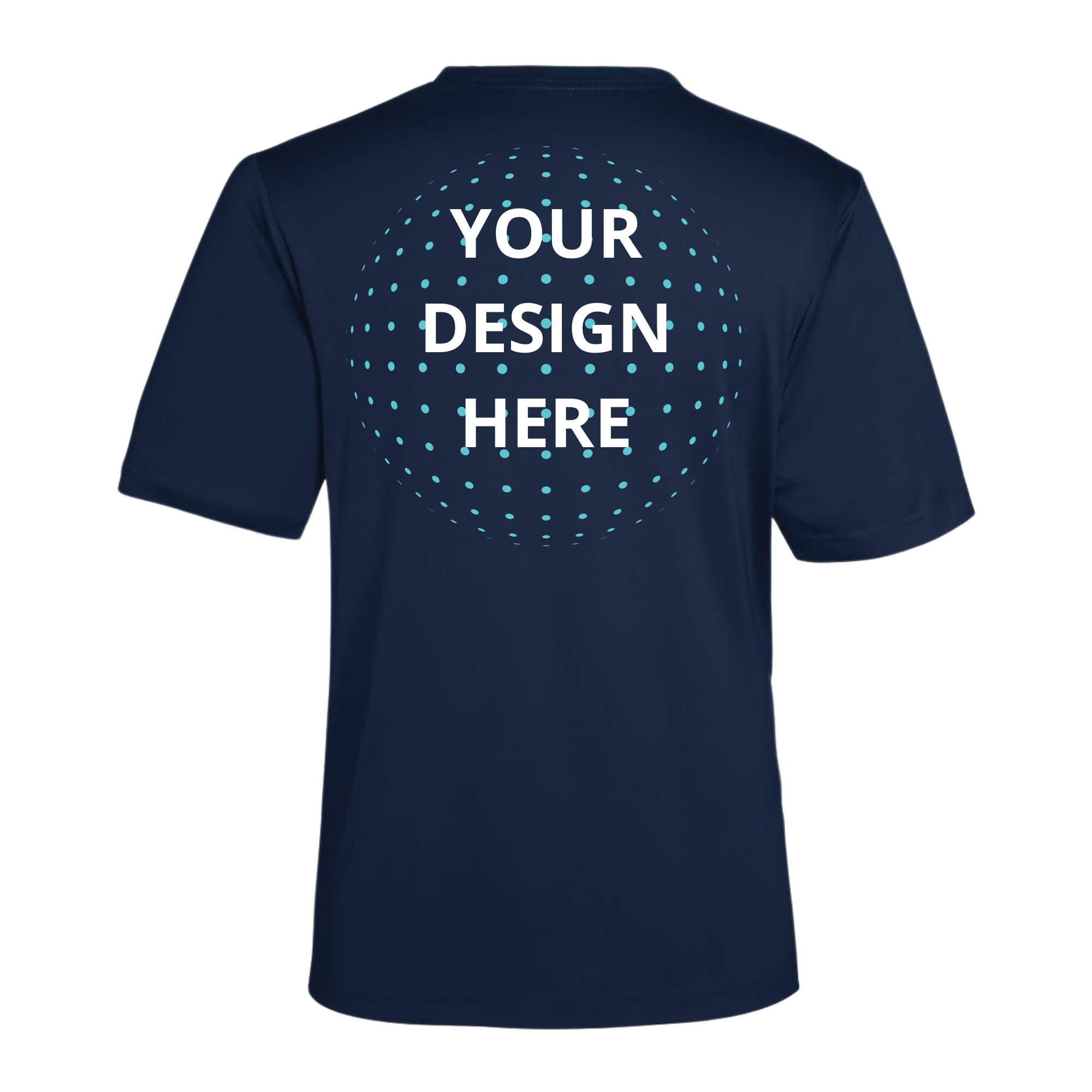 Full Front and Full Back Full Color Printing - Core365 Dri-Fit T-Shirt