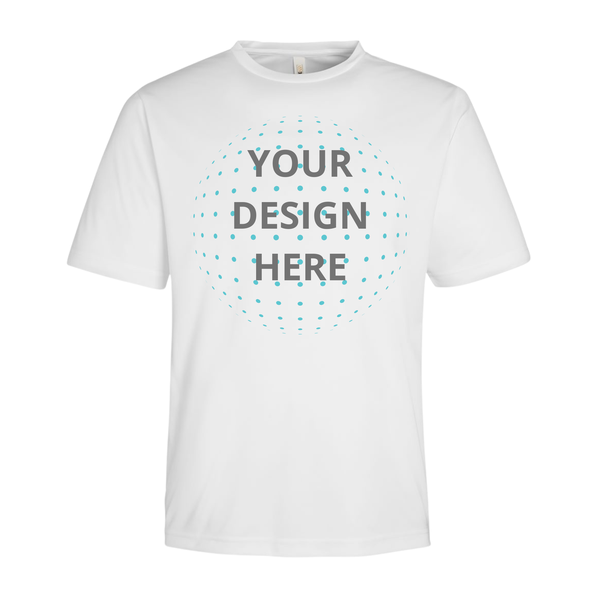 Full Front and Full Back Full Color Printing - Core365 Dri-Fit T-Shirt