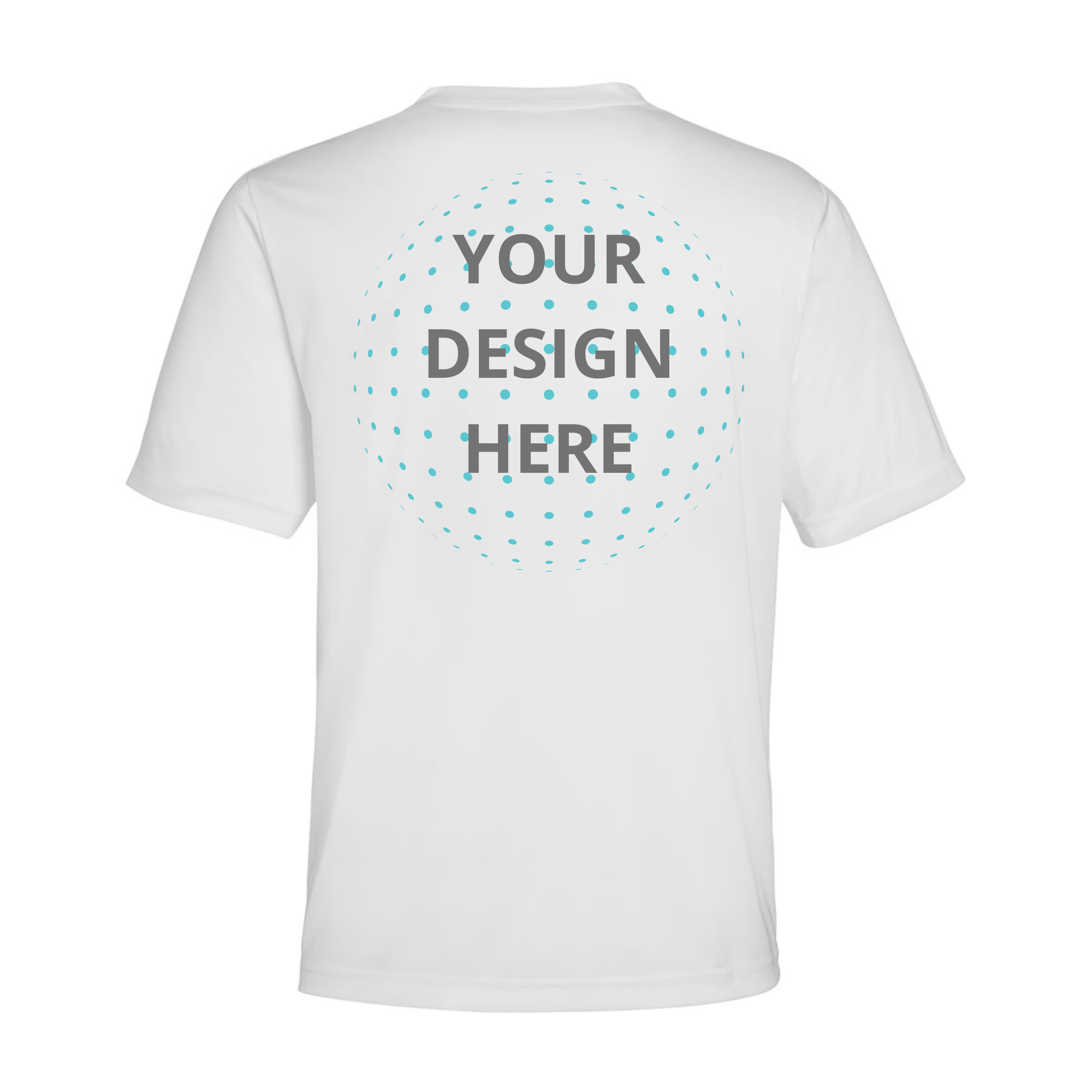 Full Front and Full Back Full Color Printing - Core365 Dri-Fit T-Shirt