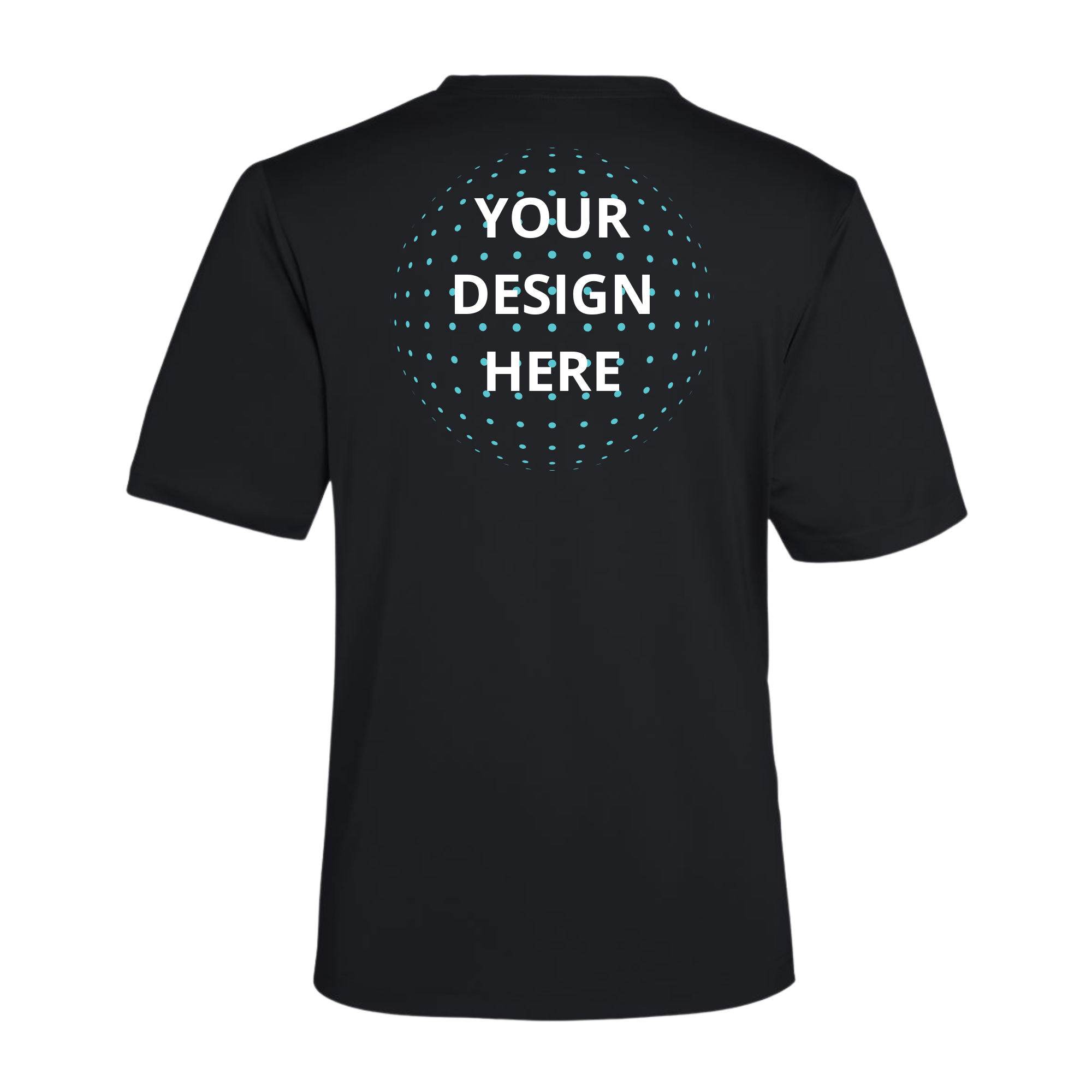 Left Chest and Full Back Full Color Printing - Core365 Dri-Fit T-Shirts