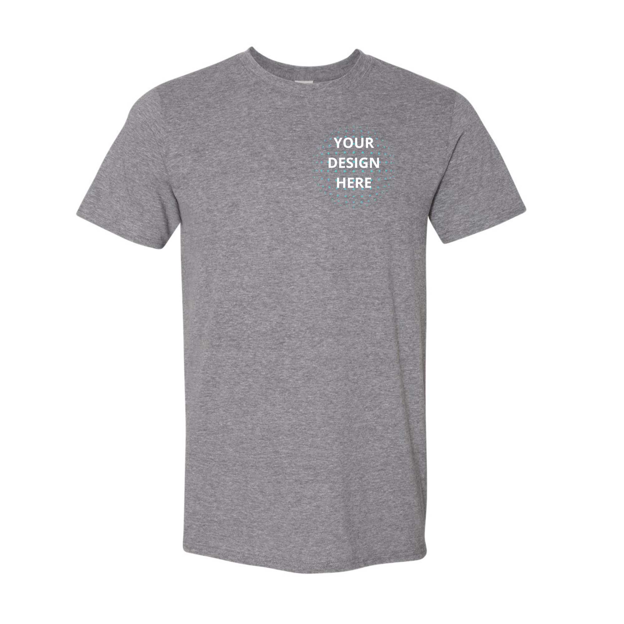Left Chest Only Full Color Printing - Gildan Soft Style T-Shirt "Best Seller"