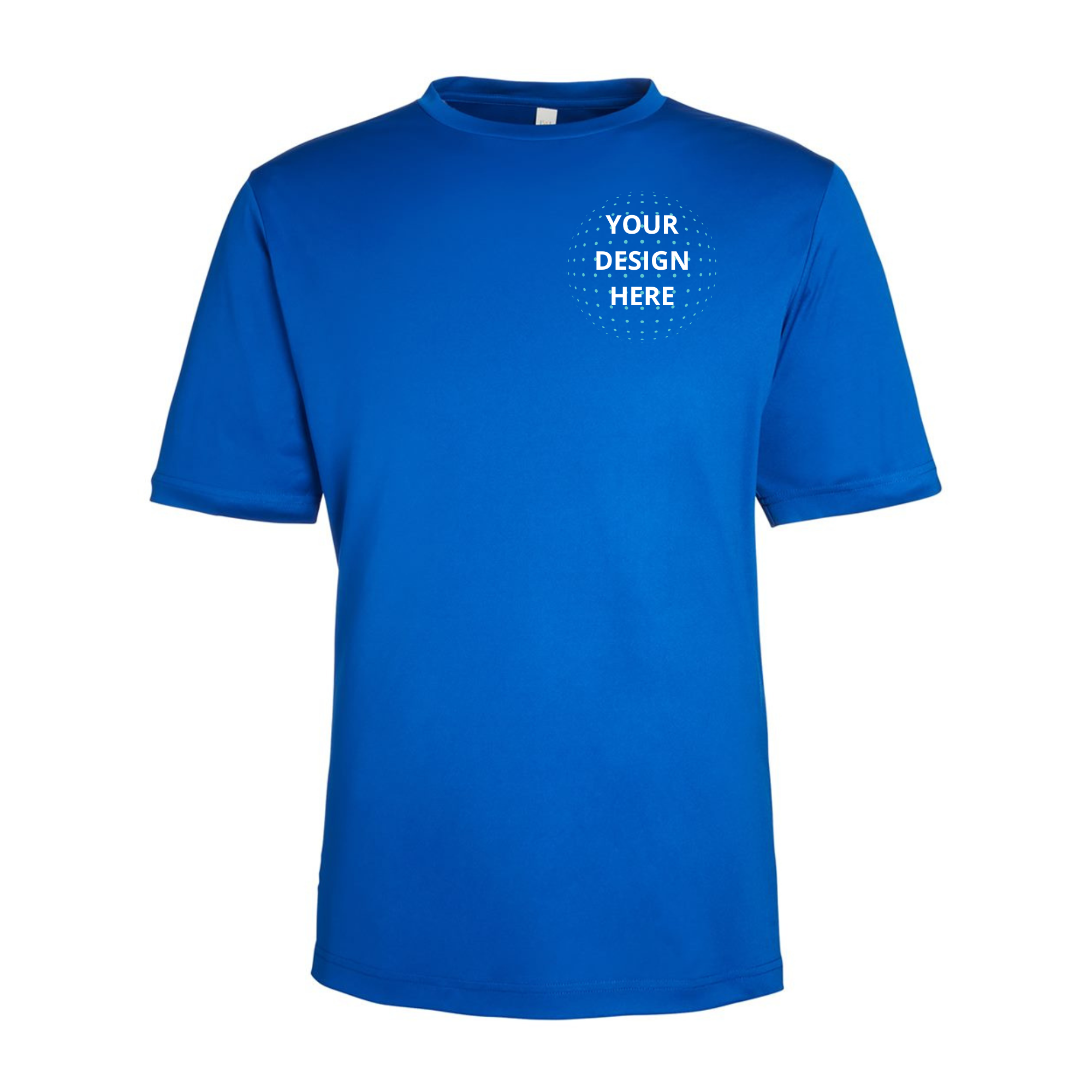 Left Chest Only Full Color Printing - Core365 Dri-Fit T-Shirts