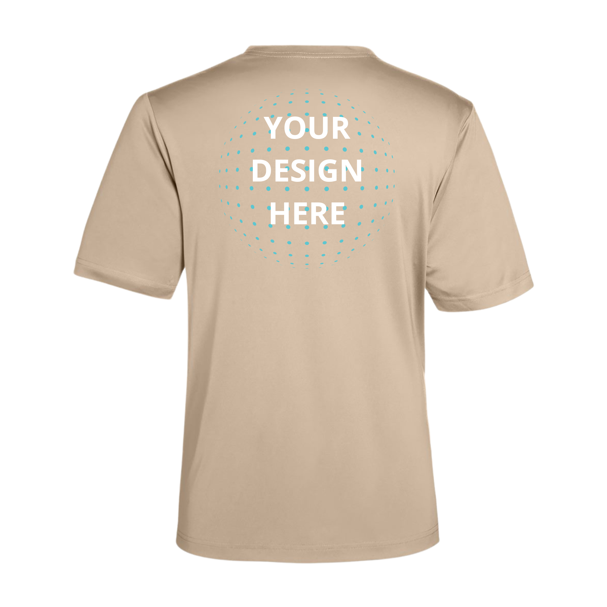 Left Chest and Full Back Full Color Printing - Core365 Dri-Fit T-Shirts