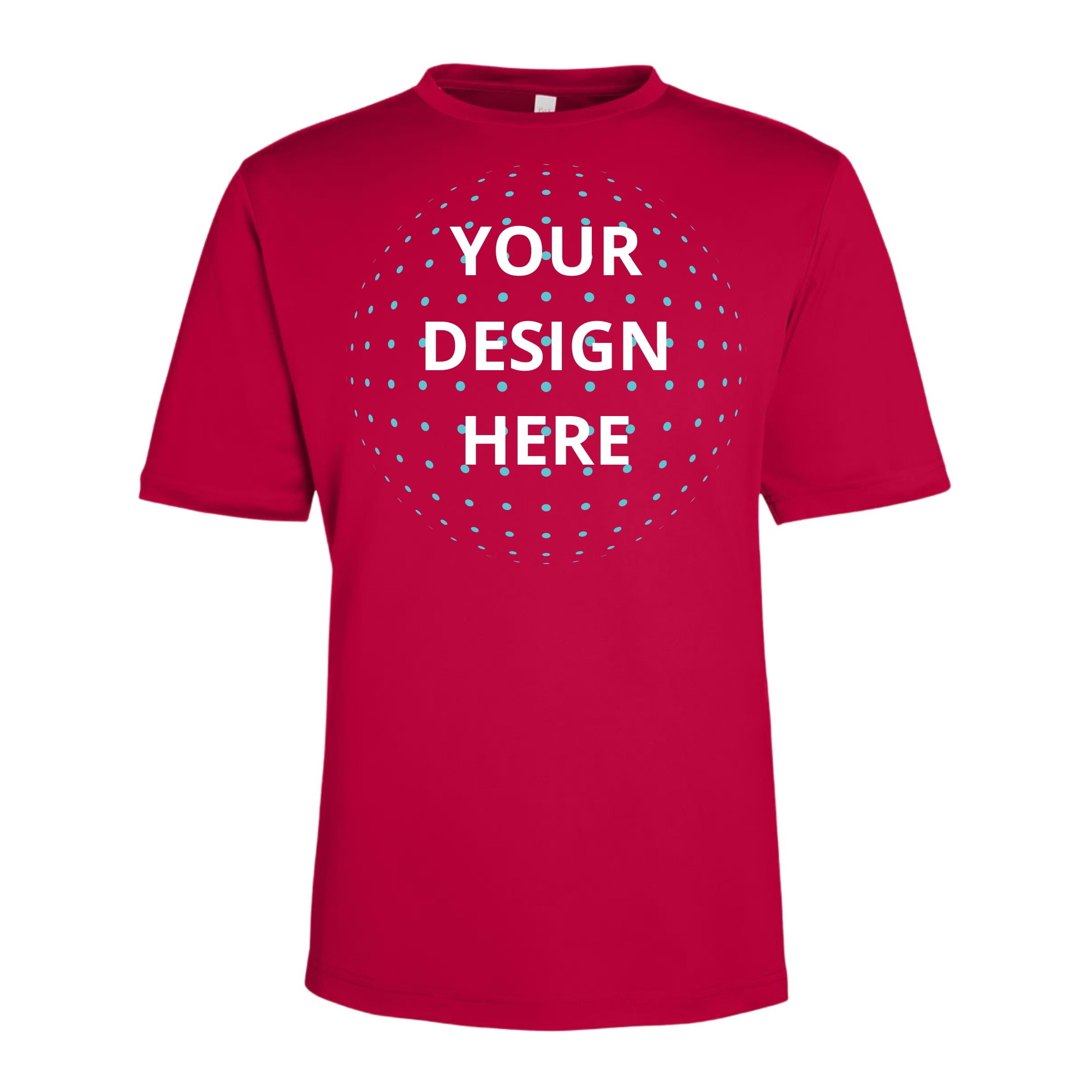 Full Front and Full Back Full Color Printing - Core365 Dri-Fit T-Shirt