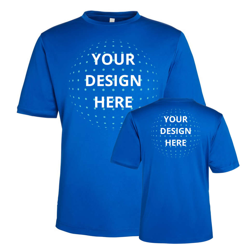 Full Front and Full Back Full Color Printing - Core365 Dri-Fit T-Shirt